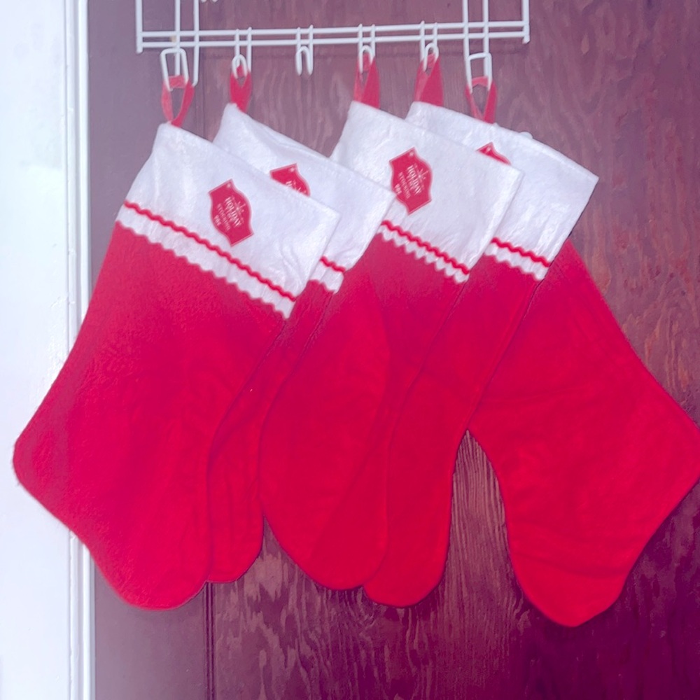5Pcs Holiday Time Stockings